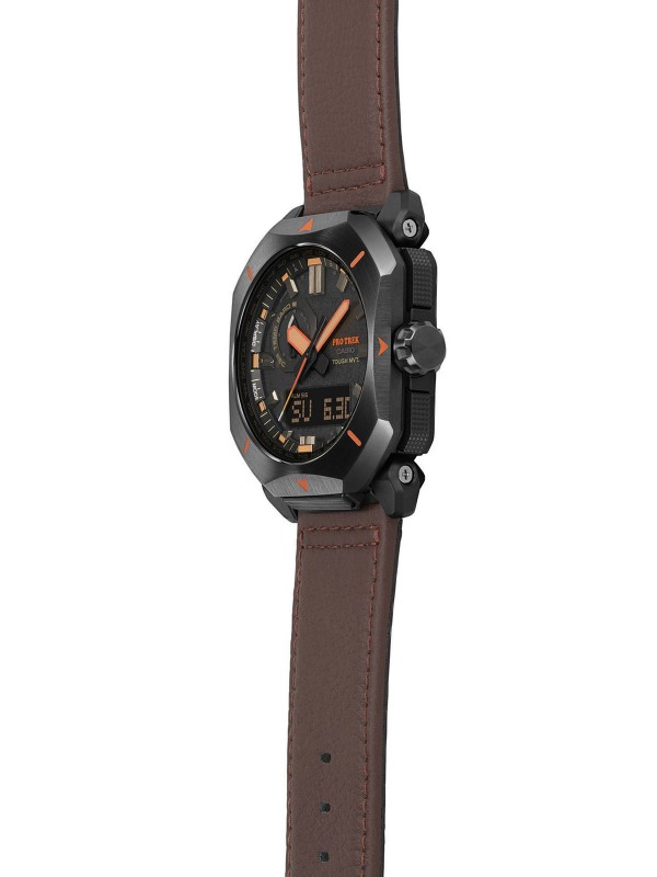 Casio Pro Trek PRW-6900YL-5ER ručni sat - model sa osmougaonim čeličnim kućištem i gumenom narukvicom, lako poručite putem S&L Jokić online shop-a.