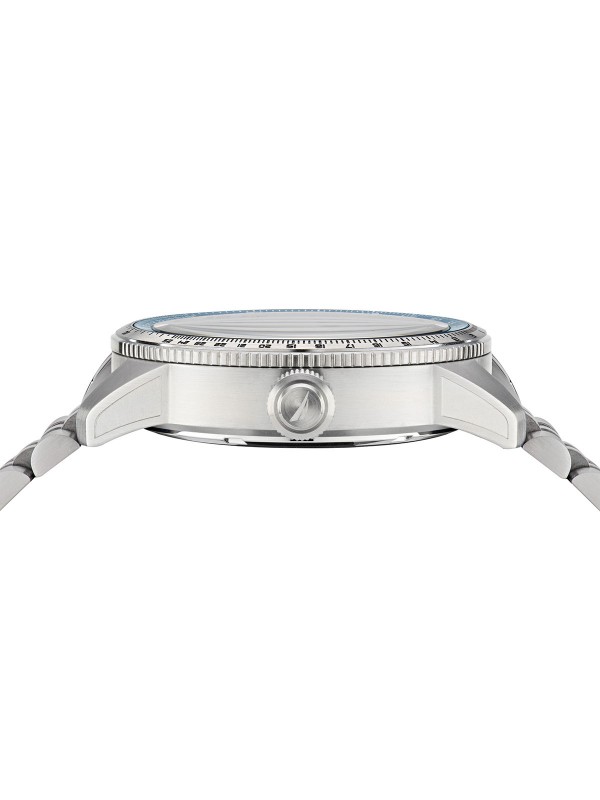 Nutica Gents muški ručni sat - model sportskog dizajna u boji srebra sa plavim brojčanikom, brzo i lako poručite putem S&L Jokić online prodavnice.
