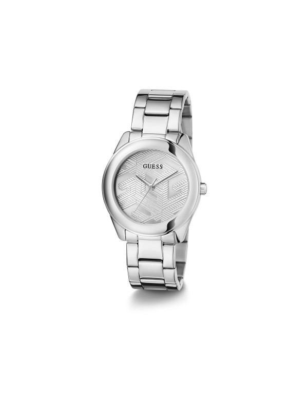 Za dame izdvajamo ženski sat - GUESS CUBED - Visokokvalitetan sat od mineralnog stakla u boji srebra - Izaberite najbolje - Poručite online!