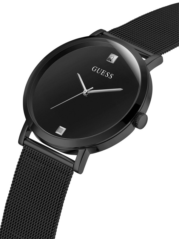 Sofisticirani muški sat - GUESS SUPERNOVA - Ovaj moderan muški sat napravljen je od kvalitetnog nerđajućeg čelika u crnoj boji - Poručite online!