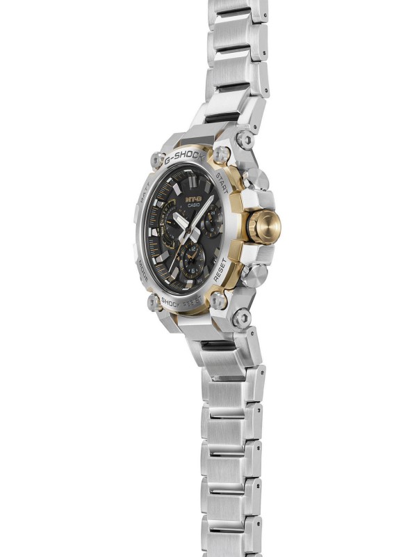 G-SHOCK MT-G Muški analogni sat od nehrđajućeg čelika ✓ Ukrašen zlatnim detaljima ✓ Triple G Resist ✓ Brza dostava ➤ Poručite online!