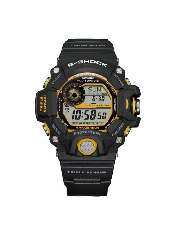 G-Shock Rangeman digitalni muški ručni sat - model Master of G kolekcije sa detaljima u žutoj boji, brzo i lako poručite putem S&L Jokić online shop-a.