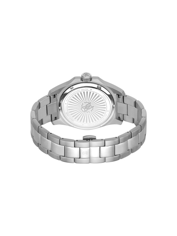 Roberto Cavalli muški ručni sat sa teget brojčanikom - model od nerđajućeg čelika u boji srebra, poručite putem S&L Jokić online prodavnice.