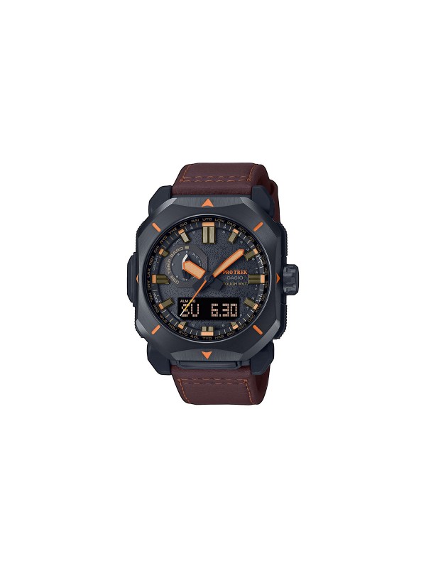 Casio Pro Trek PRW-6900YL-5ER ručni sat - model sa osmougaonim čeličnim kućištem i gumenom narukvicom, lako poručite putem S&L Jokić online shop-a.