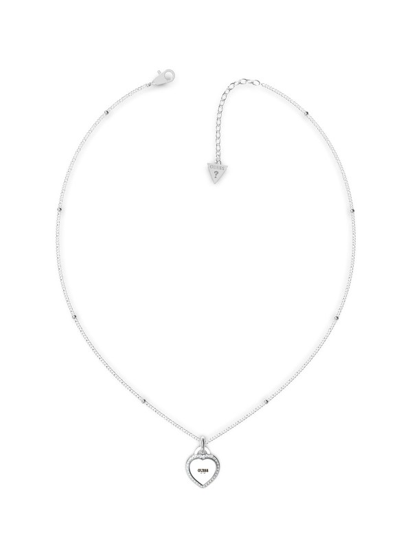 Prekrasna i zavodljiva. Fine heart GUESS ogrlica za žene od nerđajućeg čelika u boji srebra zavešće vas na prvi pogled. Poručite je sada online na sajtu.